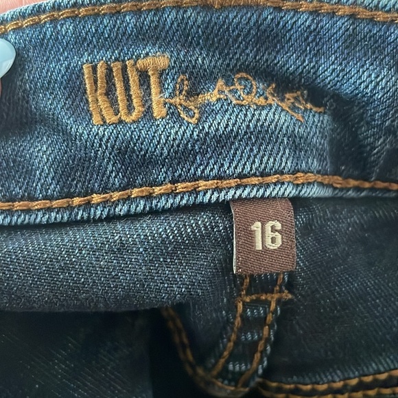 Kut from the Kloth Boyfriend jeans Plus size 16 Medium wash Stretch denim - Picture 2 of 14